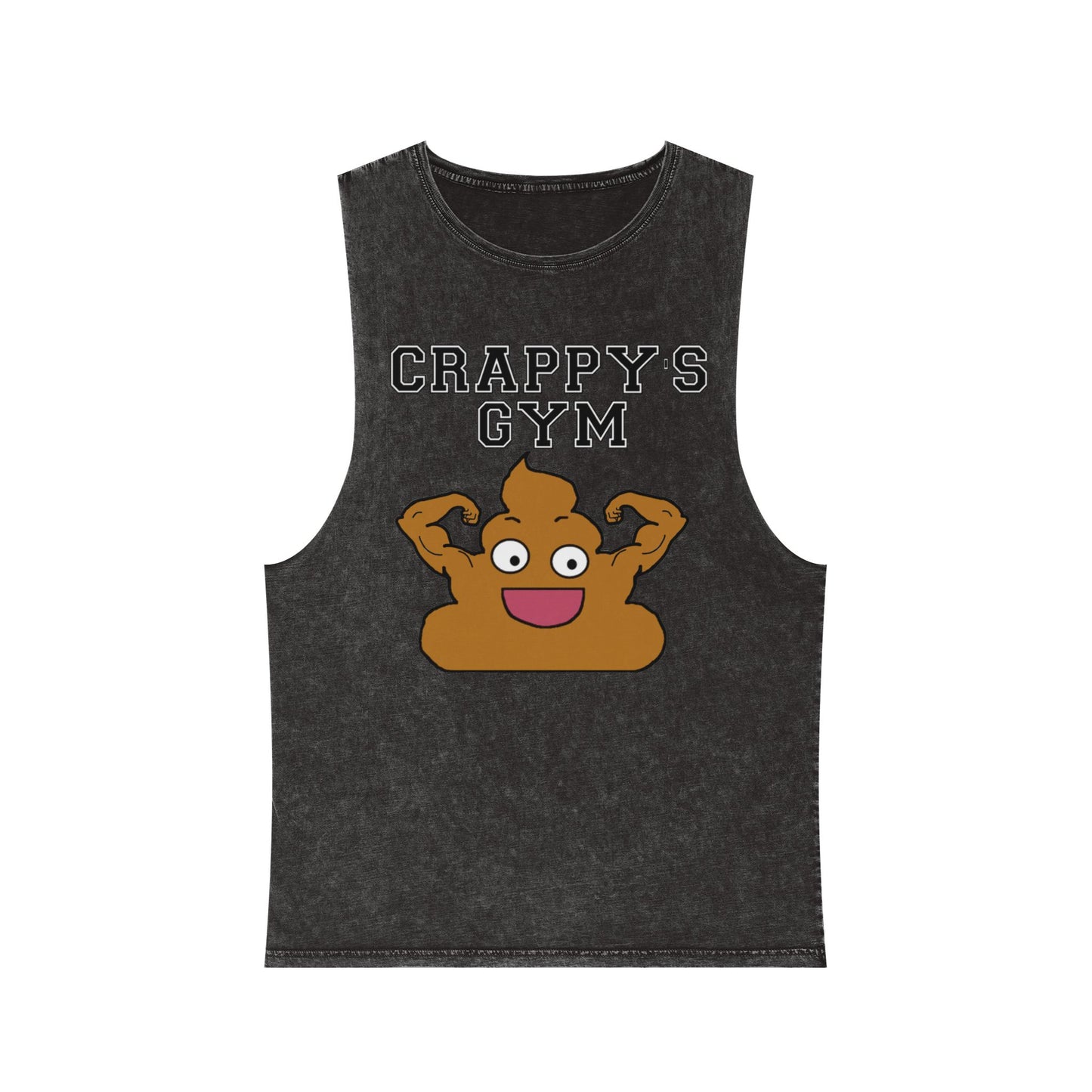 Crappy's 100% Cotton Stonewash Workout Tank