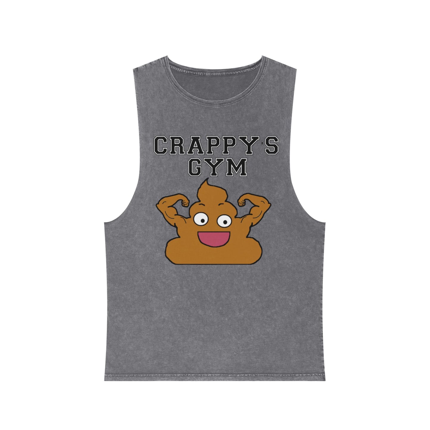 Crappy's 100% Cotton Stonewash Workout Tank