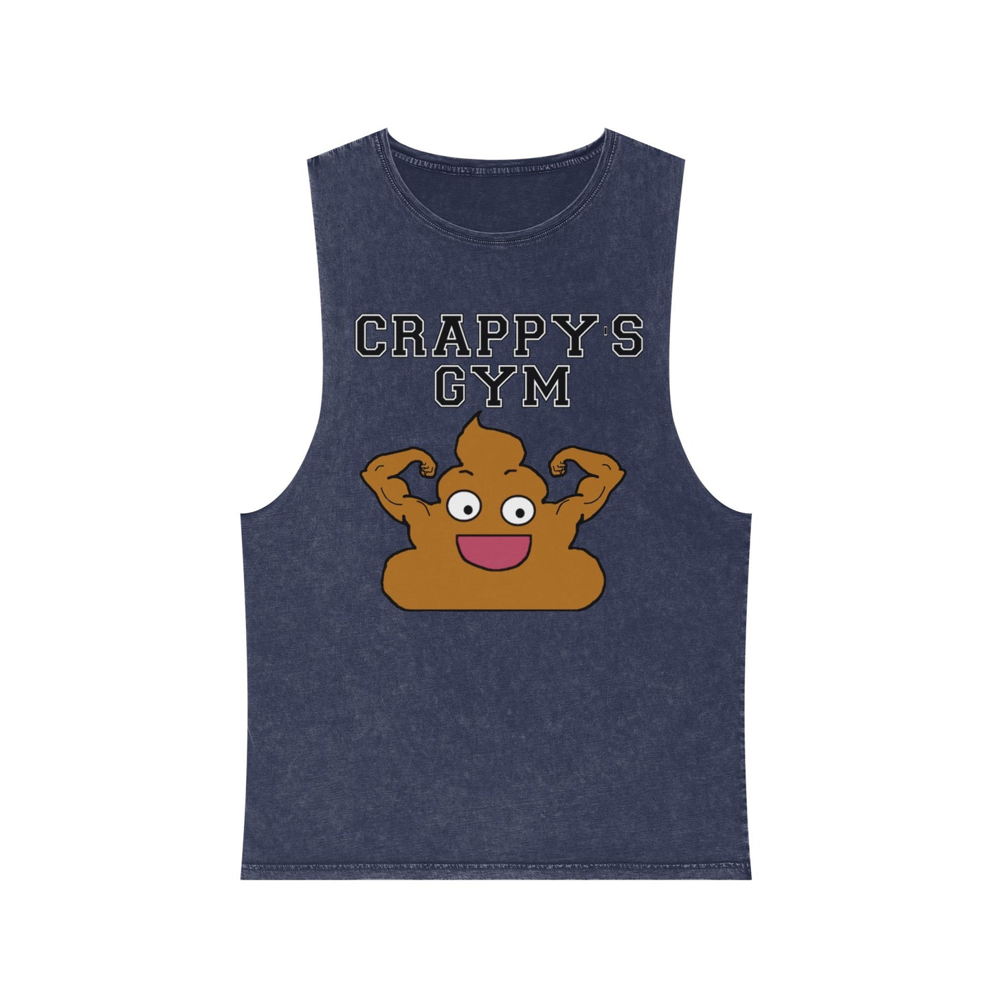 Crappy's 100% Cotton Stonewash Workout Tank